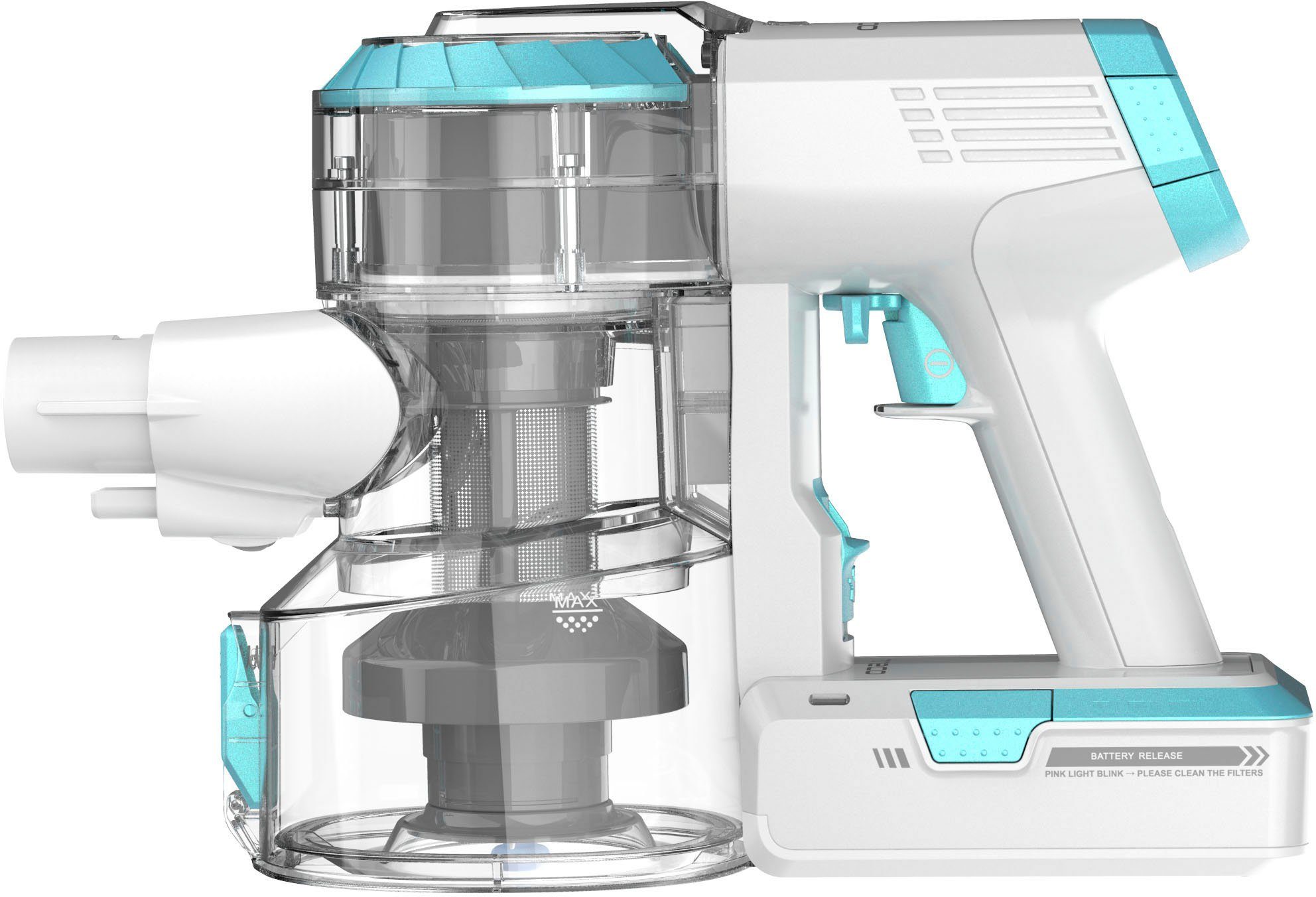 Tineco Akku-Stielstaubsauger PWR Hero 11, 450 W, beutellos