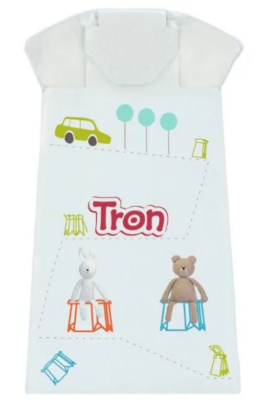 Βιοδιασπώμενο γιογιό μιας χρήσης Tron Bears, λευκό.