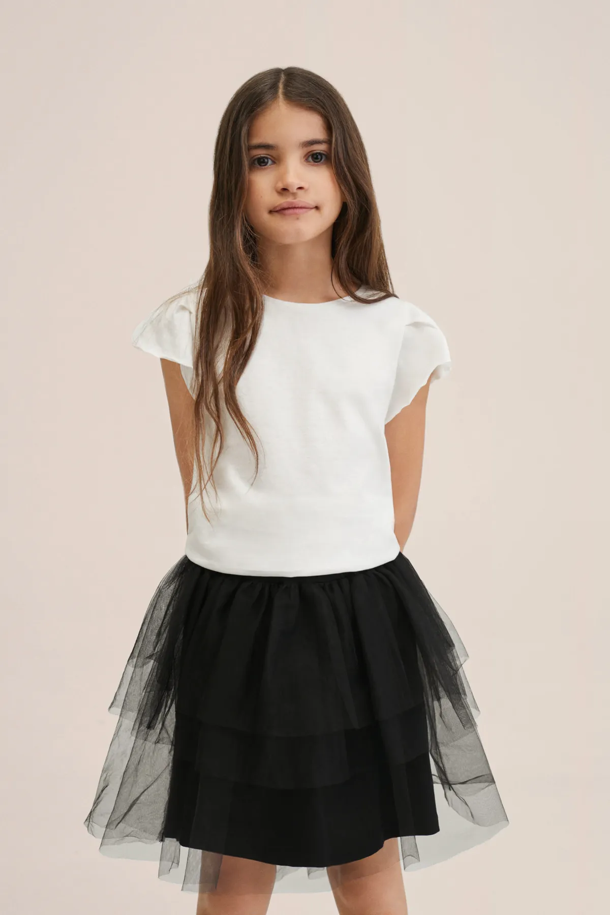 MANGO Kids  27094766 Röcke und Shorts Schwarz