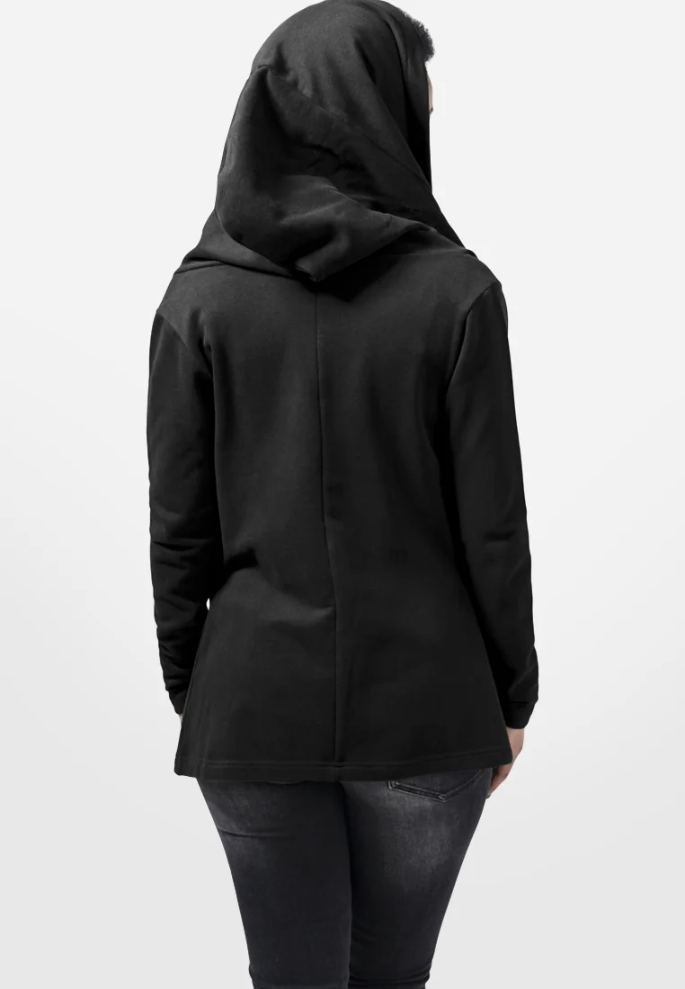 Urban Classics CÁRDIGAN SUDADERA CON CAPUCHA PARA MUJER - Sudadera con cremallera