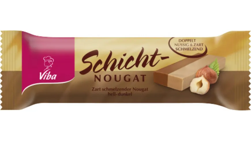 Viba Schicht-Nougat Riegel 40 g