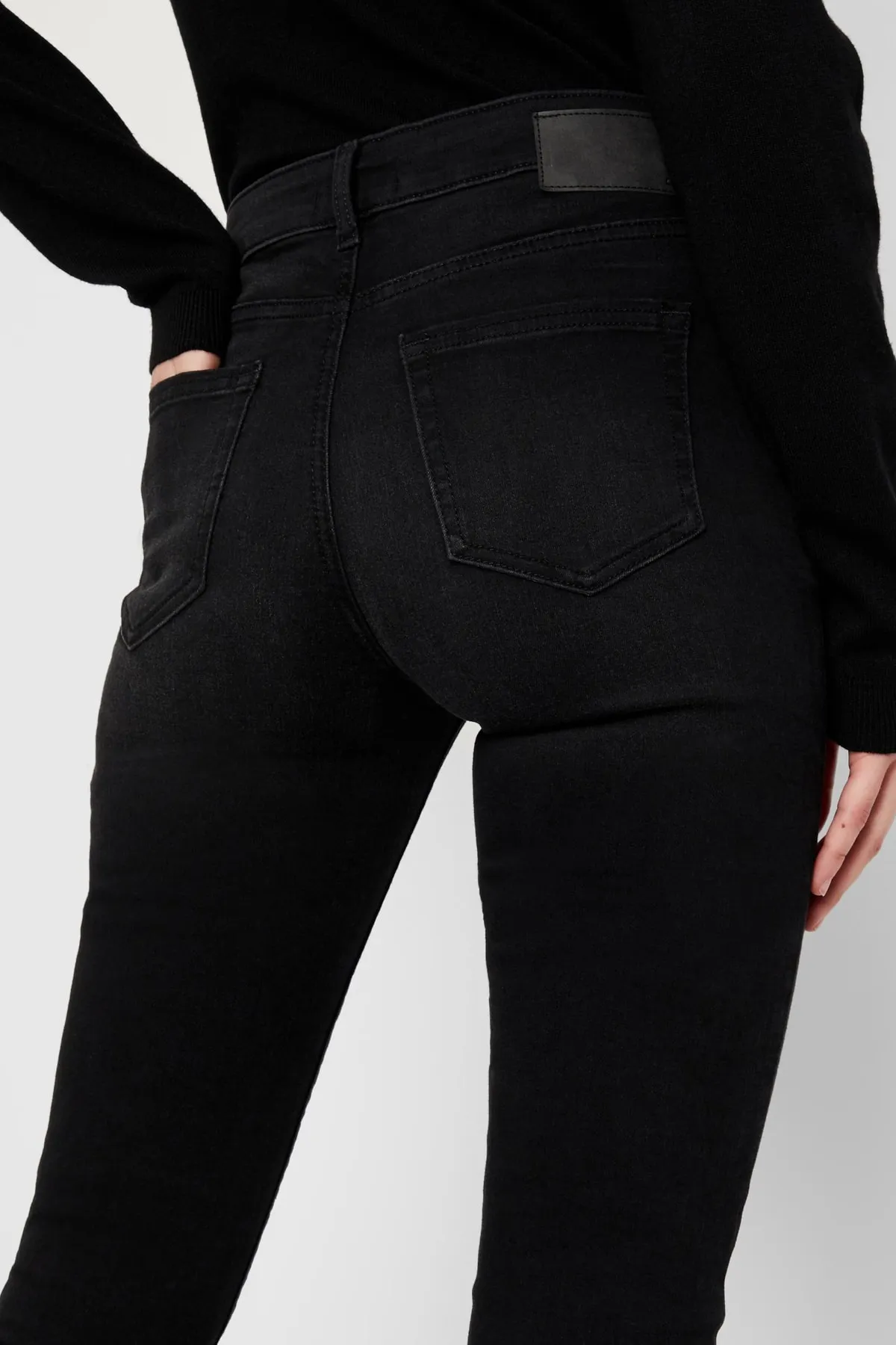 PIECES  Jeans - Schwarz - Skinny