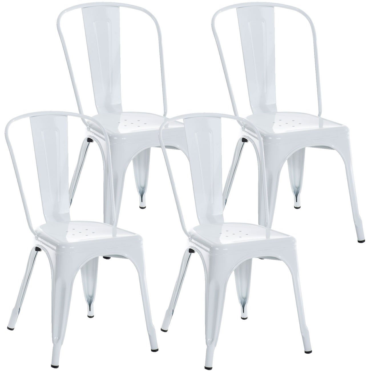 CLP Stapelstuhl Benedikt (4er Set), stapelbar