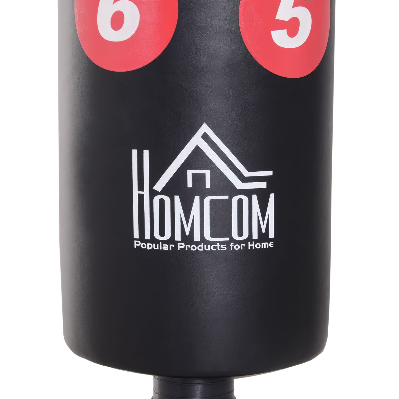 HOMCOM Standboxsack Boxpuppe Boxpartner Schwarz Ø50 x H165 cm