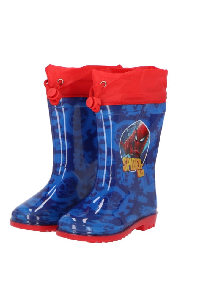 Spiderman Spiderman Regenstiefel Wasserdichte Outdoor-Gummistiefel in Blau günstig kaufen