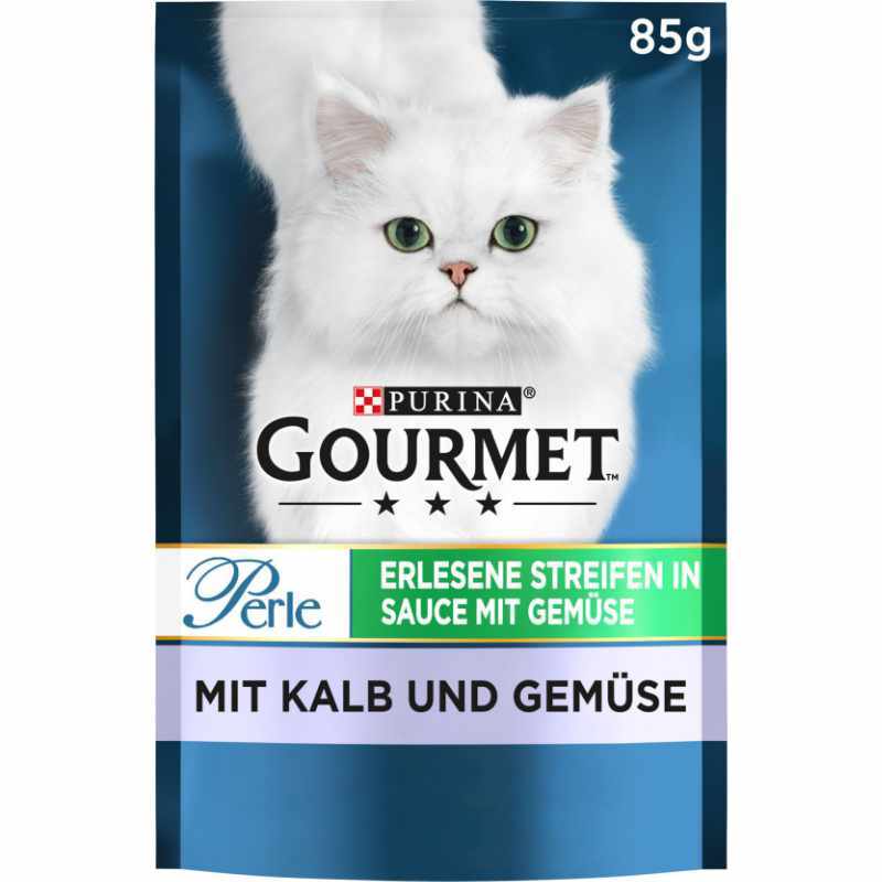 GOURMET Nassfutter GOURMET Perle Erlesene Streifen 26x85g Kalb auf provenzalische Art