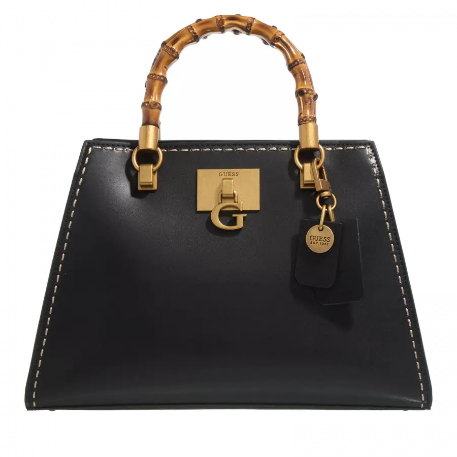 Guess - Guess Handle Bags Bambus Black - schwarz
