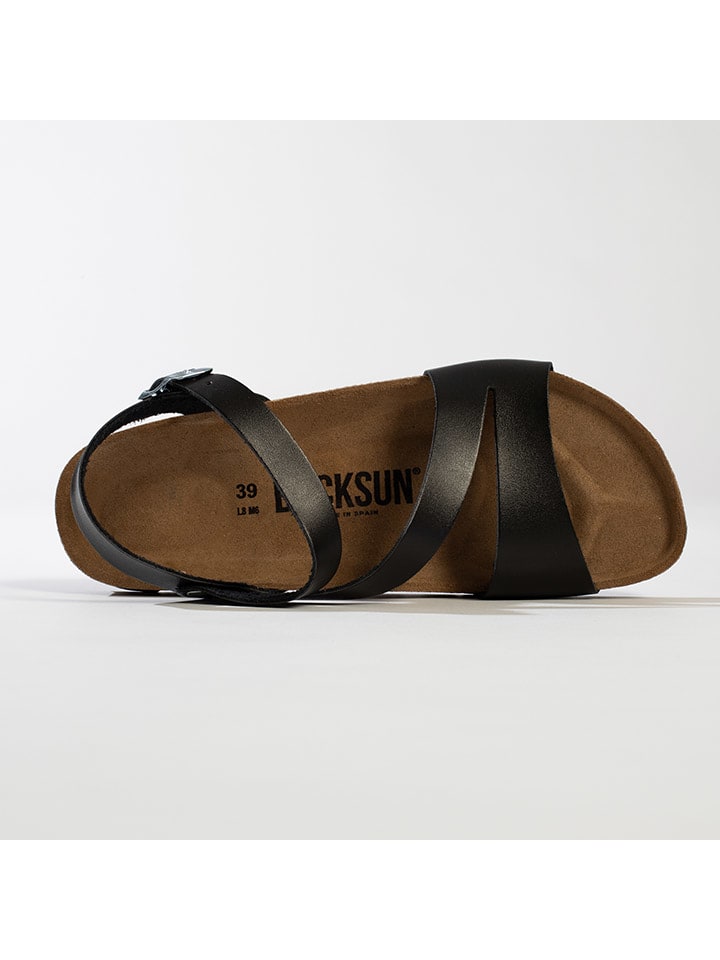 BACKSUN Sandalen in Schwarz günstig kaufen