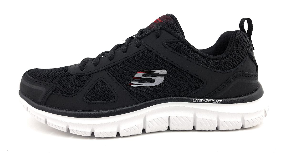 Skechers TRACK - SCLORIC 52631 BKRD Schwarz black/red
