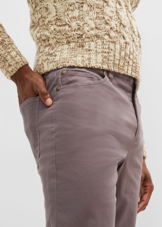 Classic Fit Stretch-Thermohose, Straight