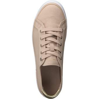 Tommy Hilfiger Lace Up Vulc Sneaker in beige
