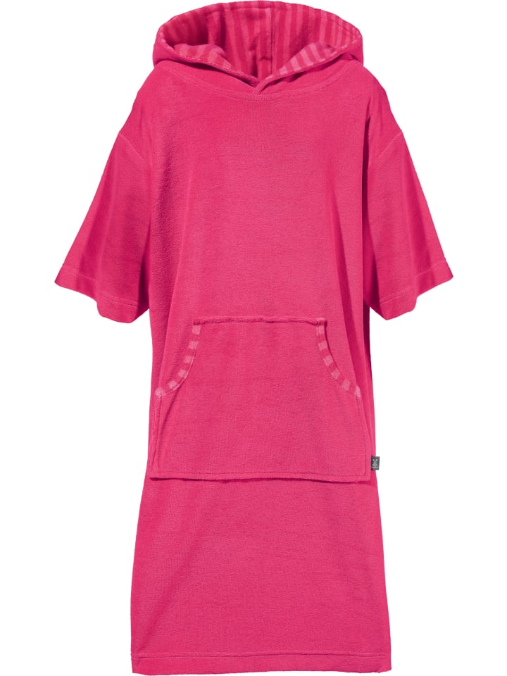 Erwin Müller Frottier Kinder-Poncho Uni in fuchsia günstig kaufen 98/104