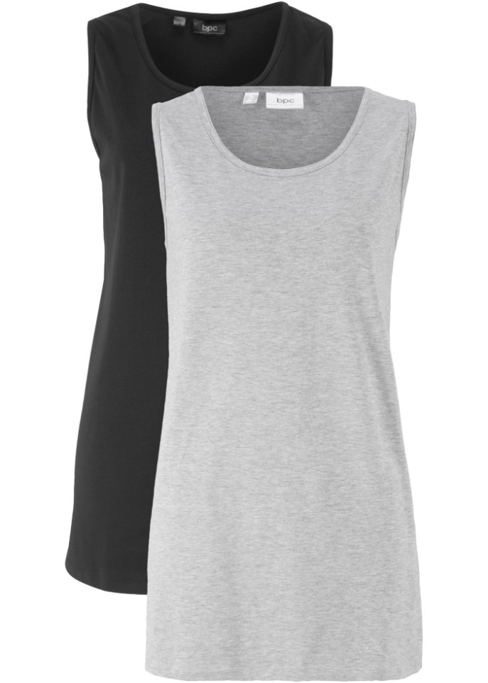Basic-Long-Top, 2er-Pack
