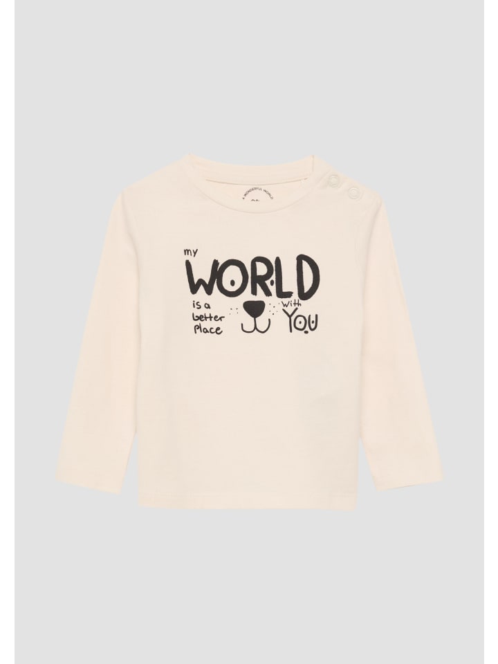 s.Oliver T-Shirt langarm in Beige günstig kaufen