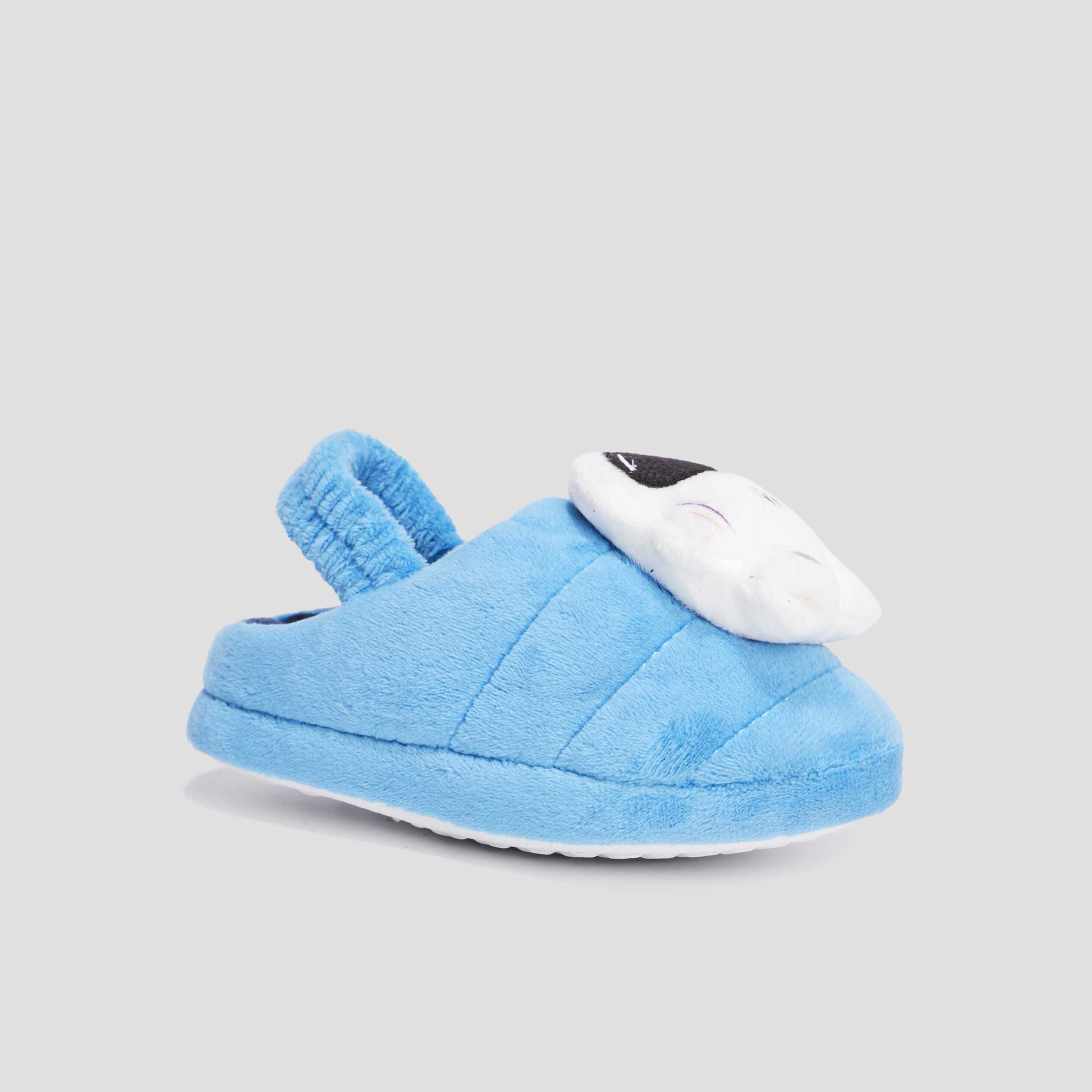 Chaussons mules avec élastique bleu garçon | La Halle