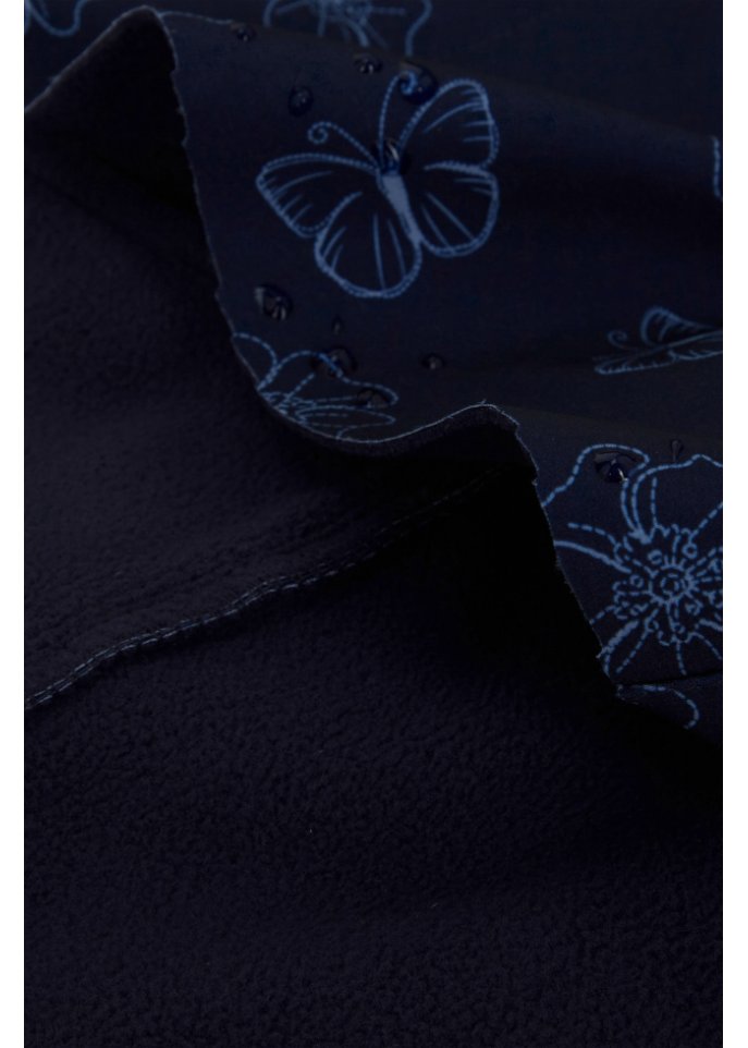 Softshelljacke mit Blumenmuster, wasserabweisend