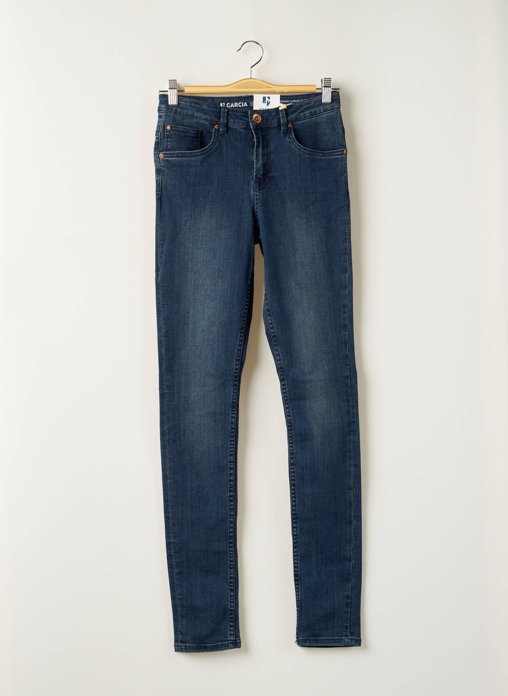Garcia Jeans Skinny Fille couleur bleu