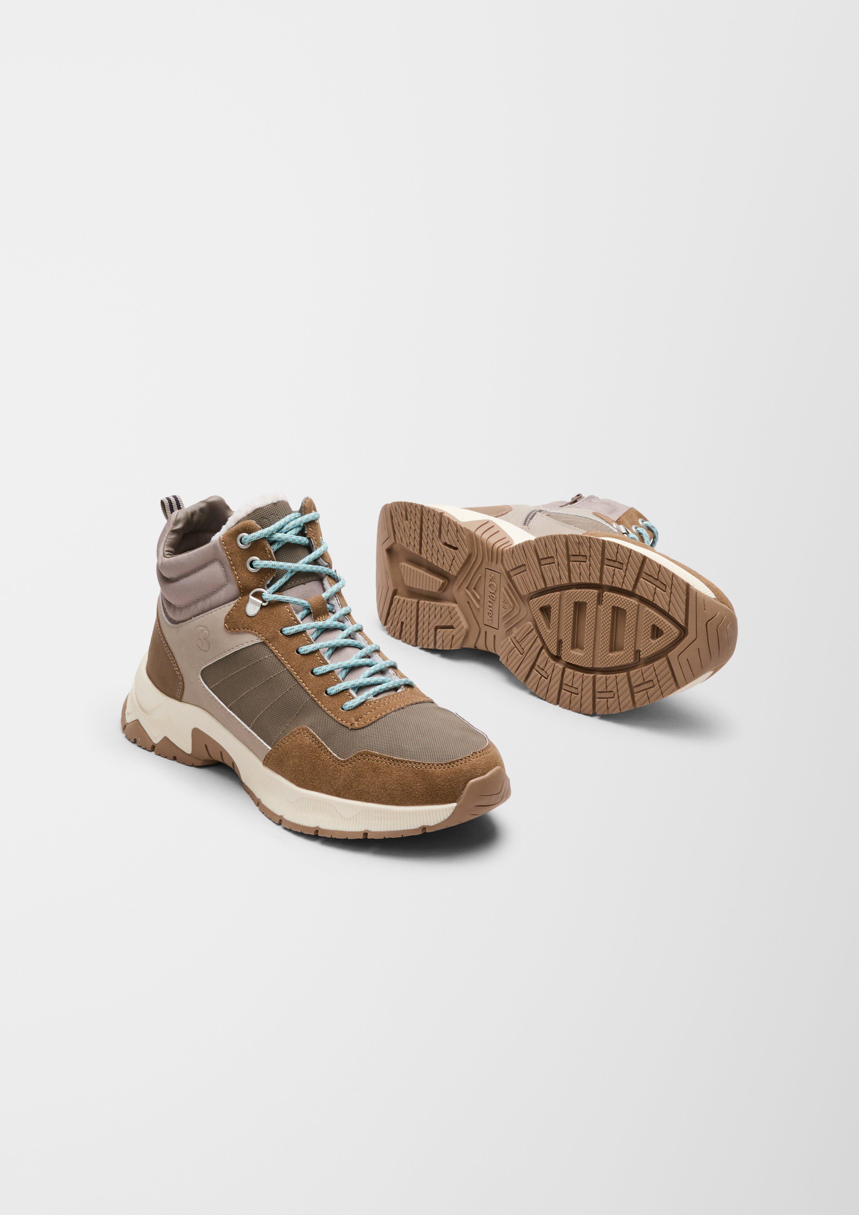 Sneaker im Materialmix  6006527-341