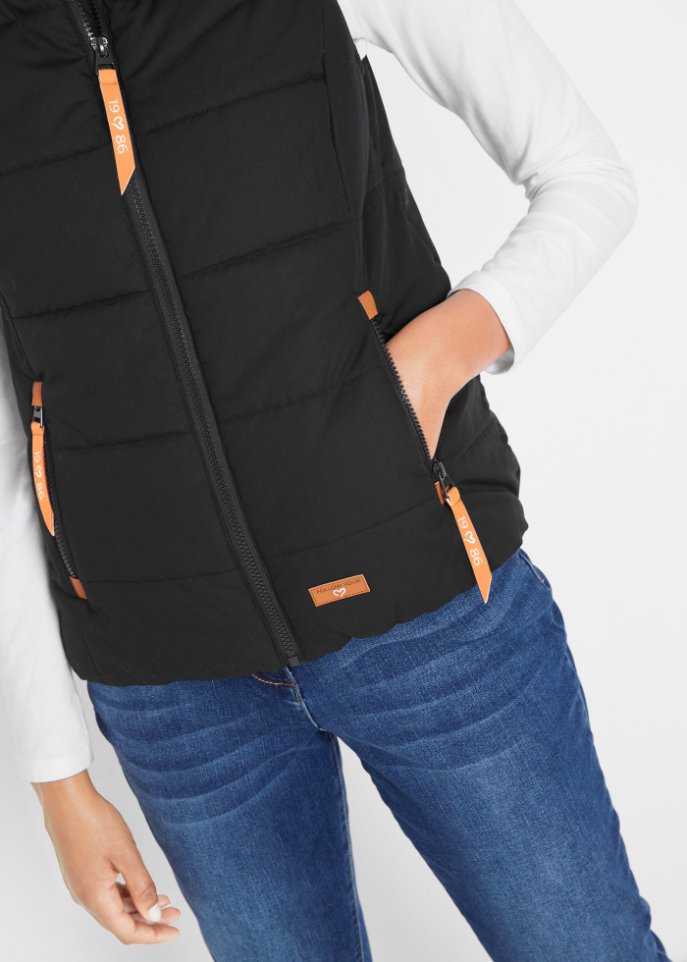 Outdoor-Weste mit Stehkragen