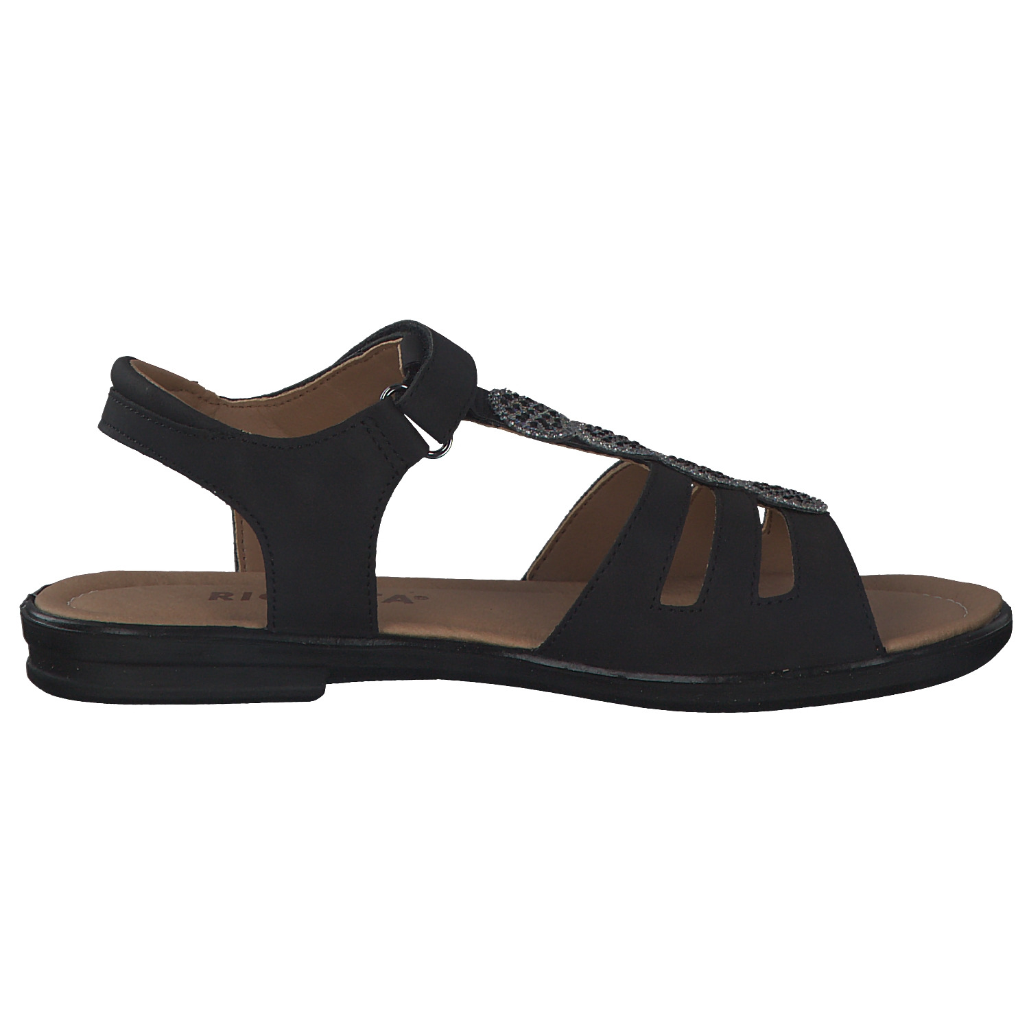 Ricosta Ana 7021800, Sandalen (Kinder), Kinder, Schwarz