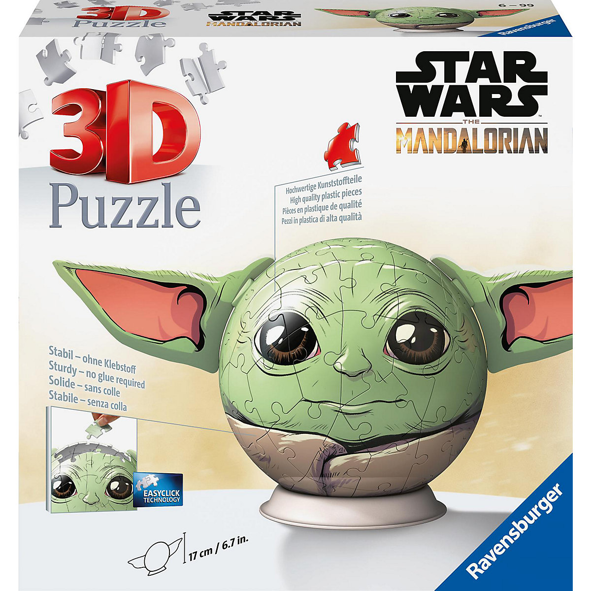 Mandalorian Grogu mit Ohren