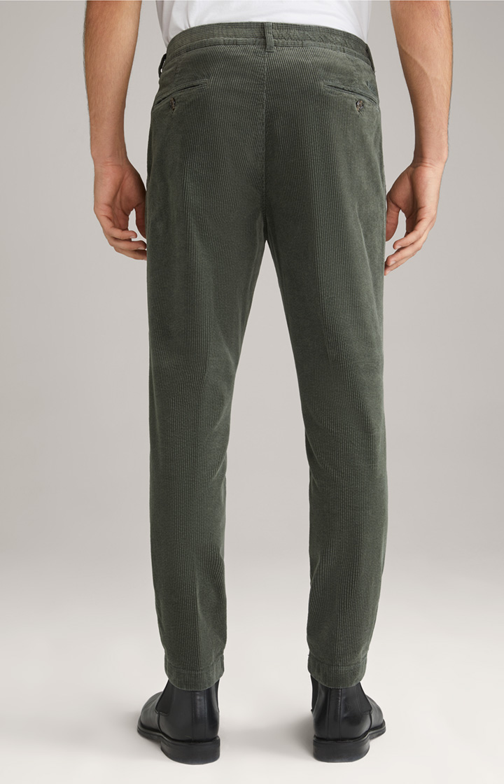 Cordhose Lester in Dunkelgrün