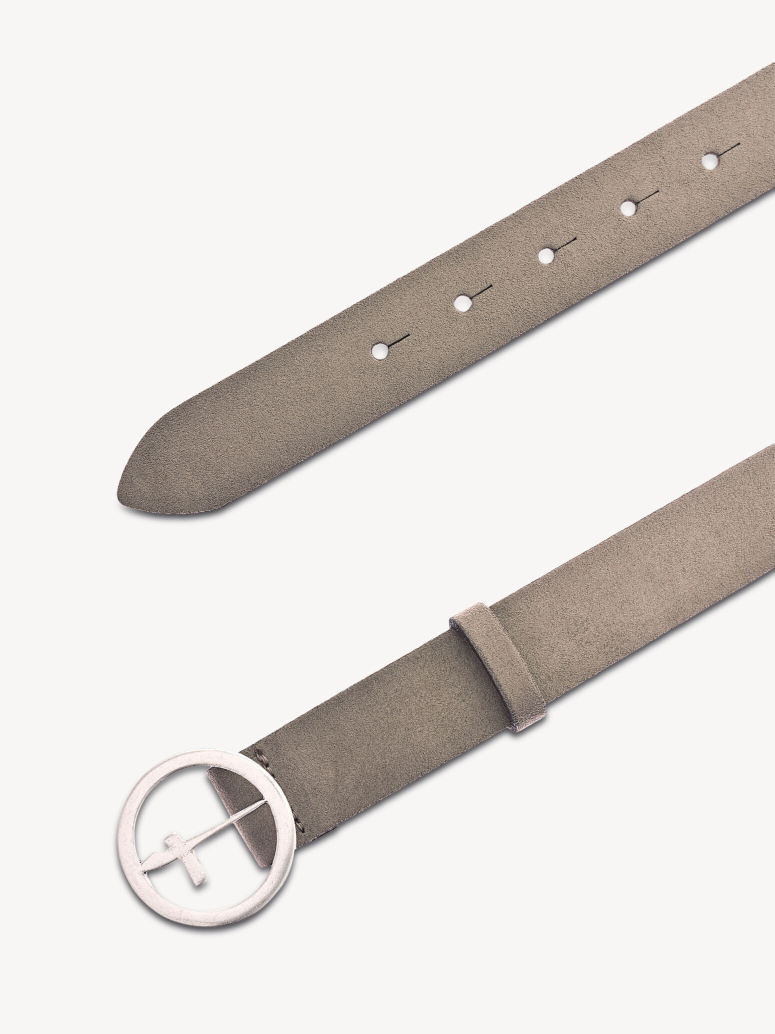 Ceinture en cuir - beige