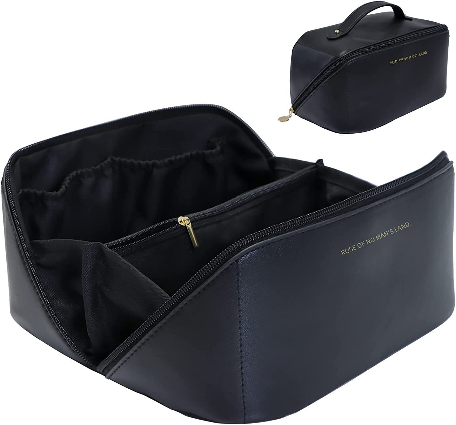 Blusmart Kosmetiktasche Tragbare Reise-Kulturbeutel mit großer Kapazität (wasserdichte Multifunktions-Kosmetiktasche aus für Frauen, 1-tlg., Waschtasche), wasserdichter Kulturbeutel-Organizer