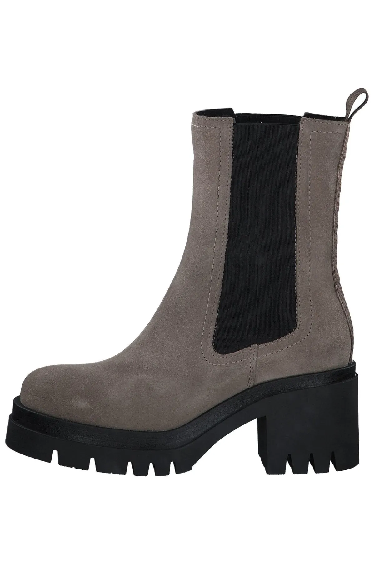 Tamaris  Stiefelette - Beige - Blockabsatz