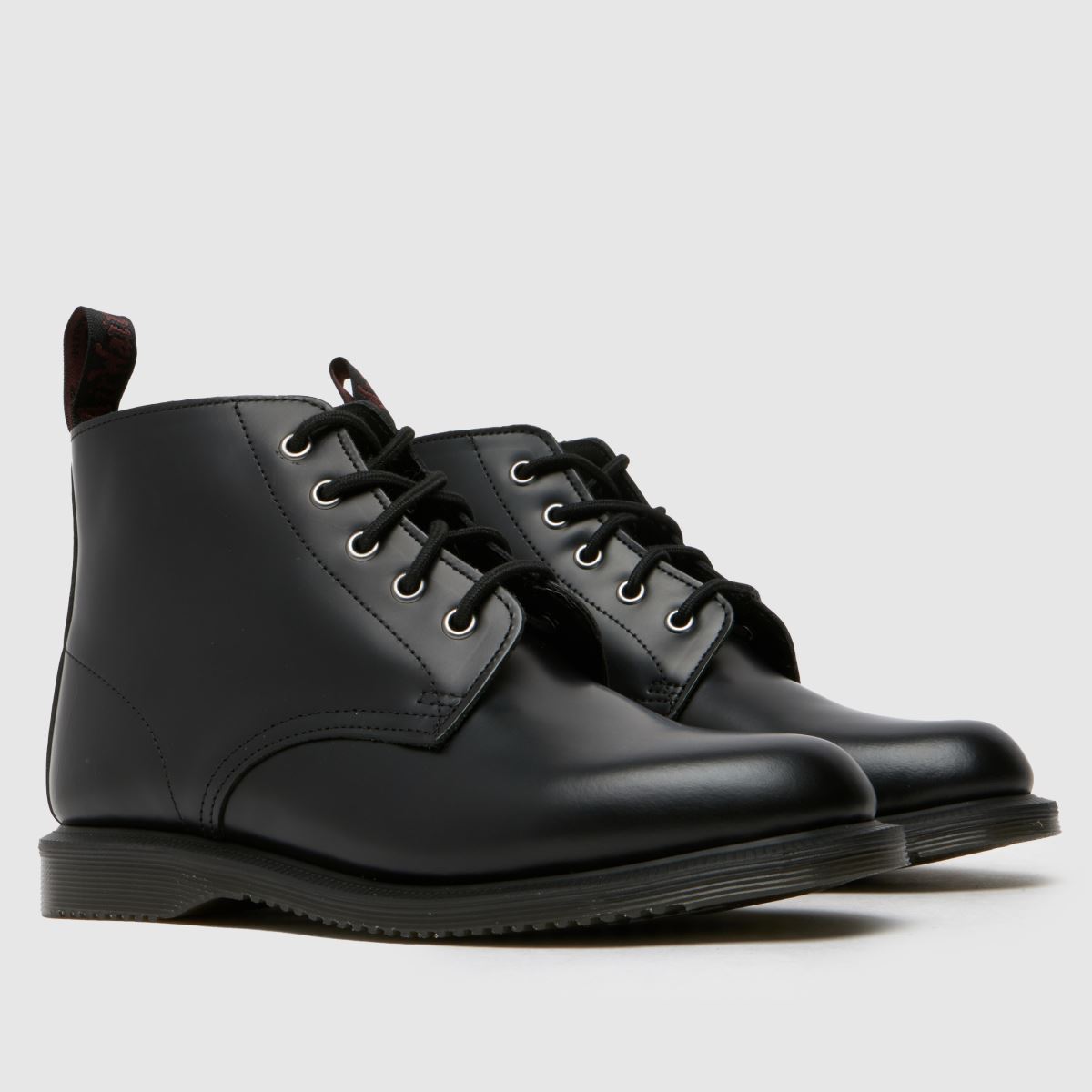 Dr Martens – Emmeline – Svarta stövlar med 5 ögor