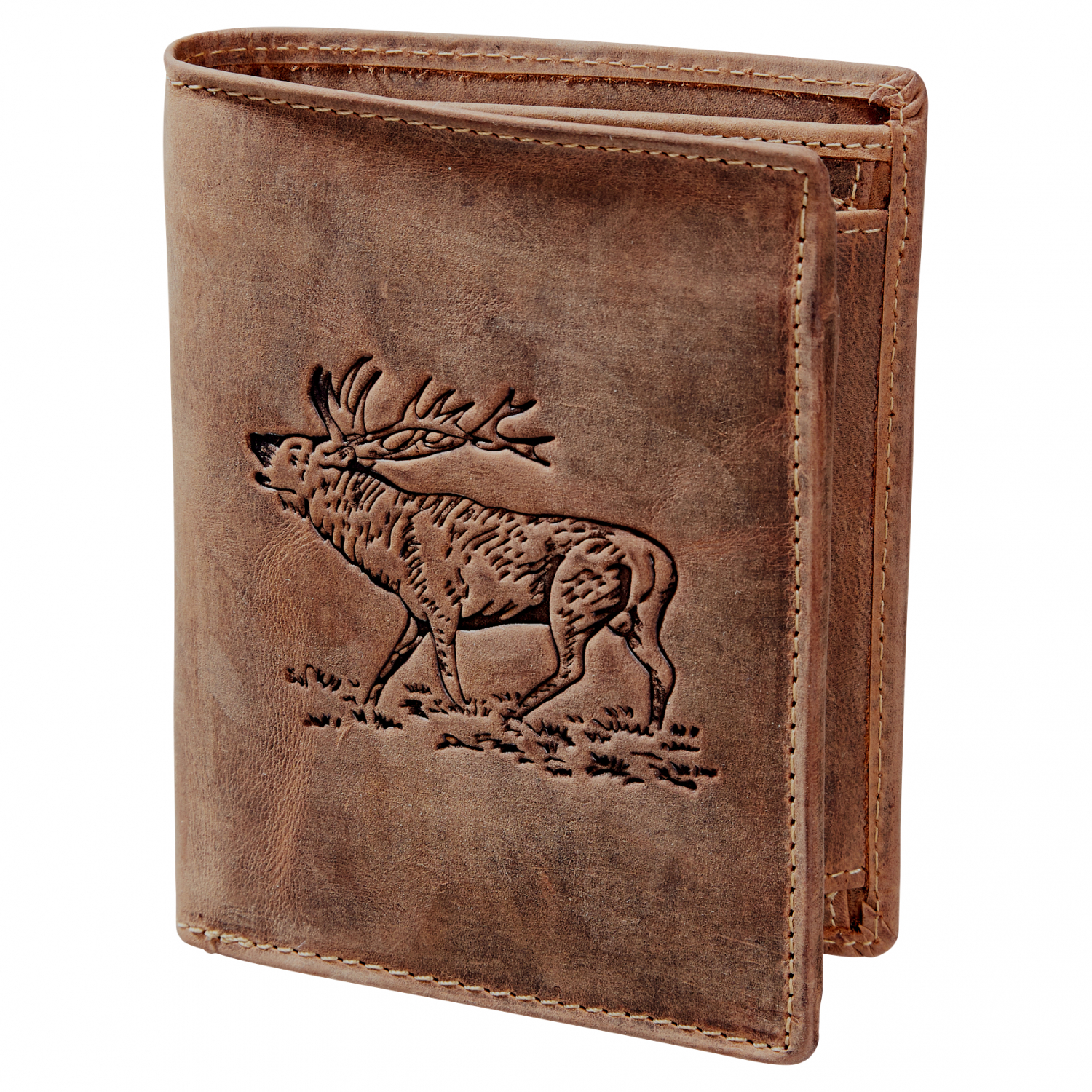 Green Burry Vintage Animal Geldbörse Hirsch (Leder)