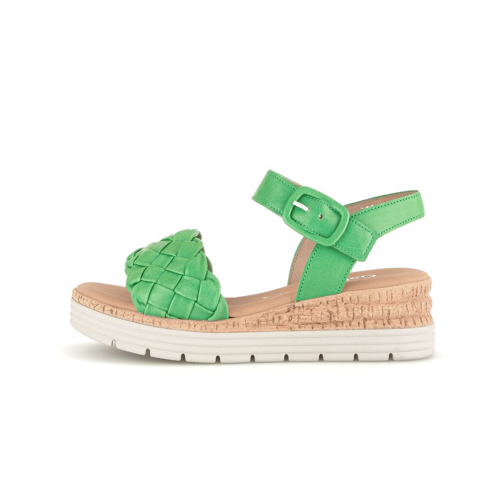 Gabor comfort Keilsandalette grün