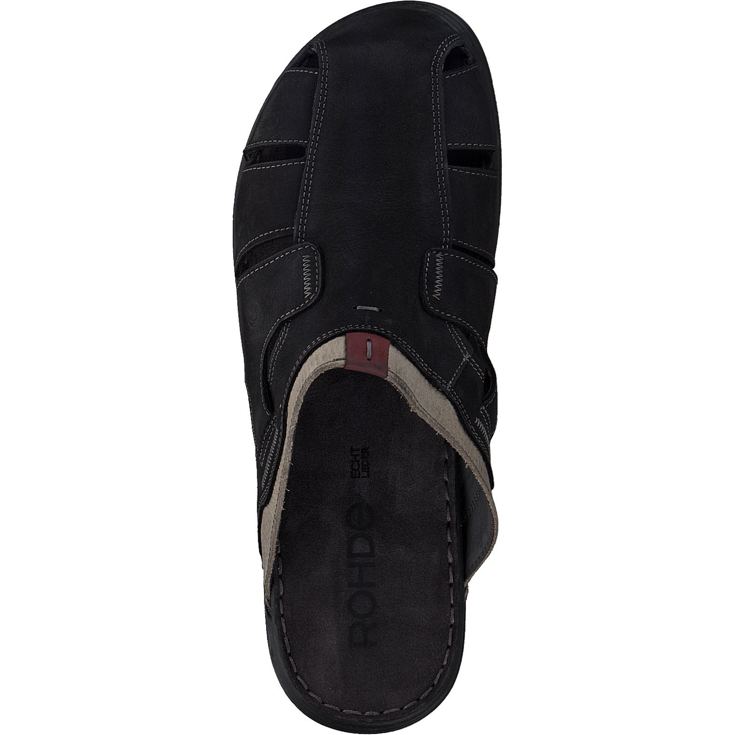 Rohde 6090, Clogs, Herren, Schwarz