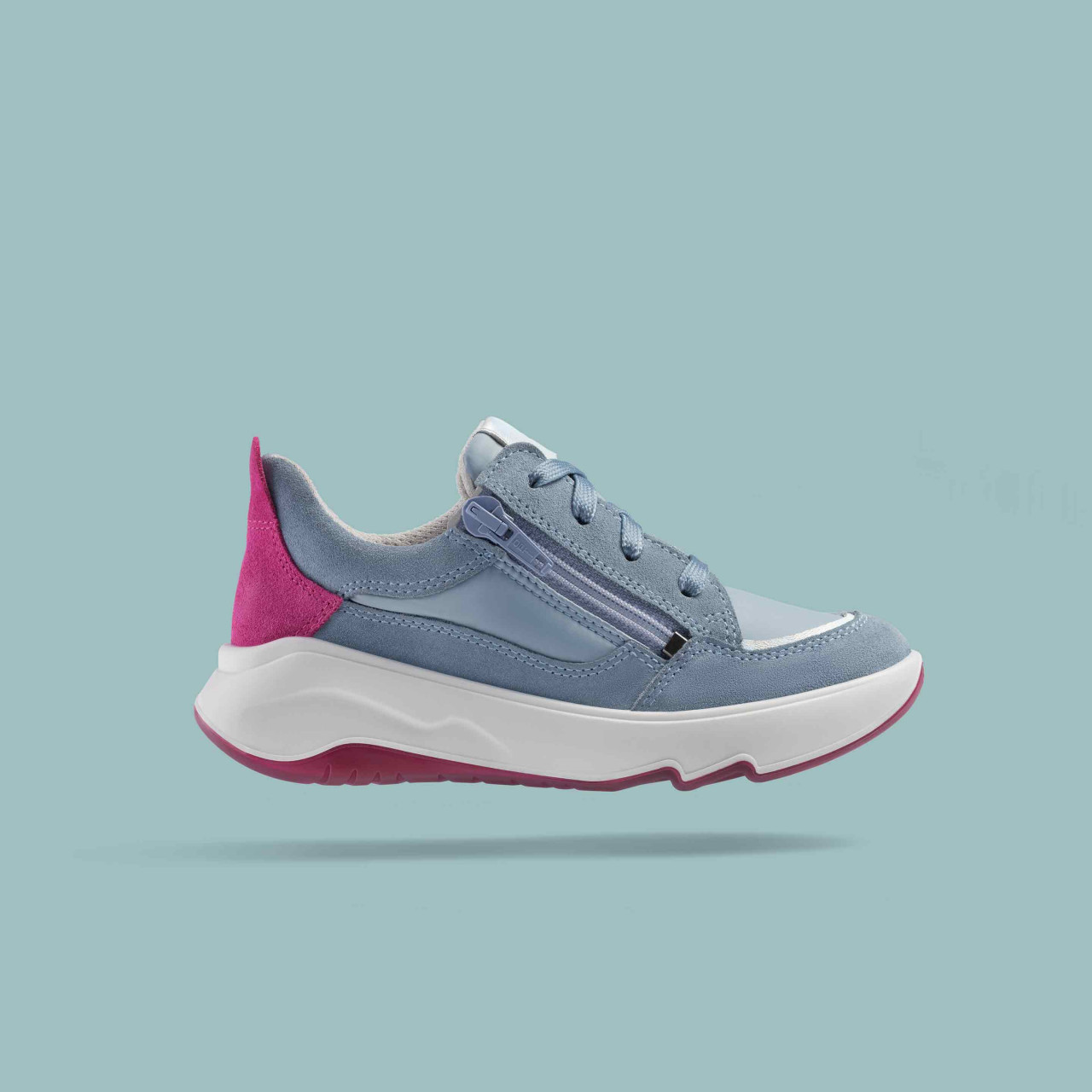 MELODY - Blau Sneaker low mit Reißverschluss