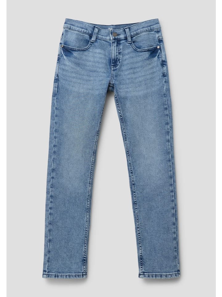 s.Oliver Jeans-Hose lang in Blau günstig kaufen