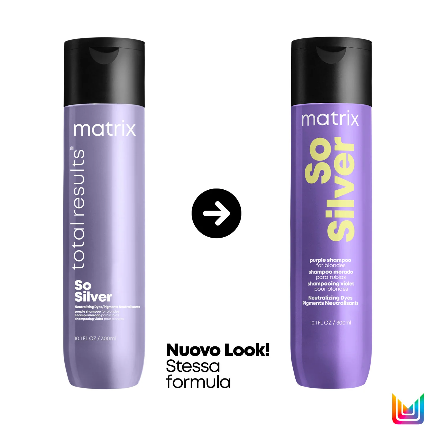 Total Results So Silver Purple Shampoo - Väriä suojaava shampoo