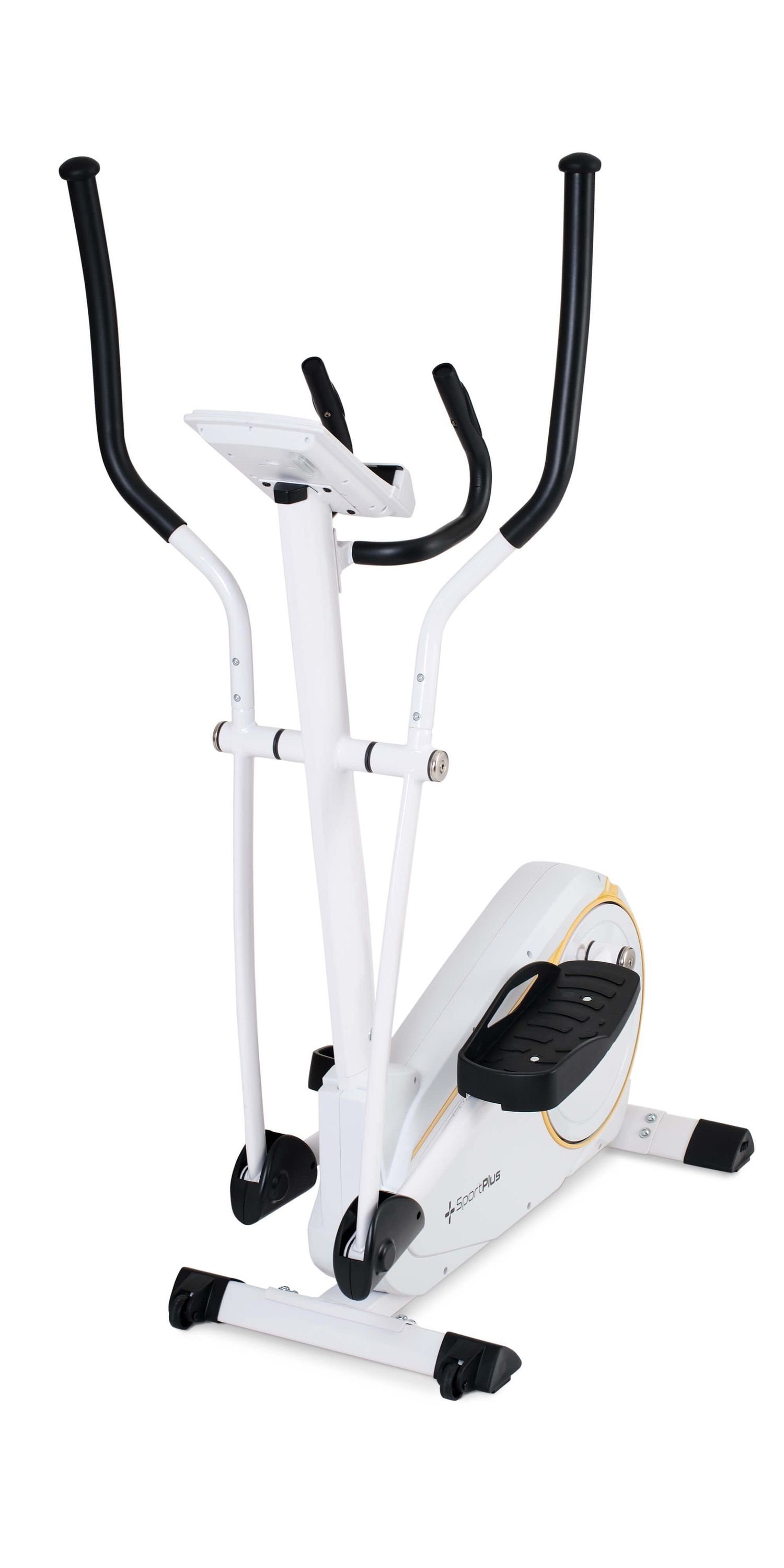 SportPlus Crosstrainer SP-ET-9600-W-iE, Crosstrainer, Ellipsentrainer, 17 kg Schwungmasse, 24 Widerstandsstufen, SP-ET-9600-W-iE