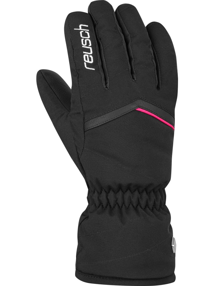 Reusch Fingerhandschuh Marisa in black/white/pink glo günstig kaufen