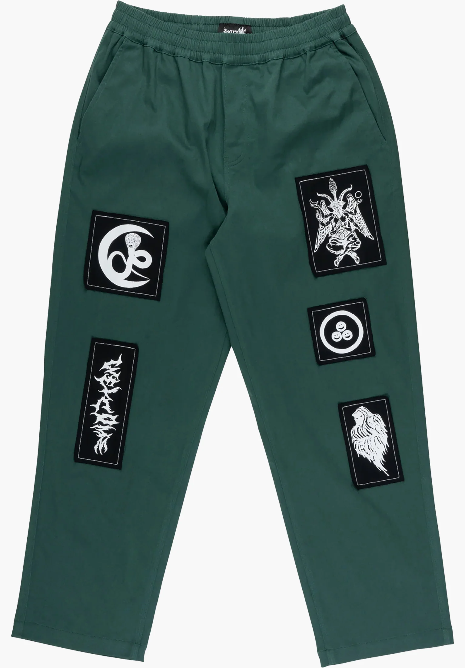 Volume Elastic Pants w/ Patches