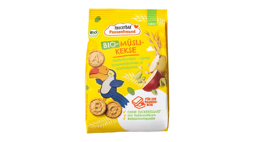 FRUCHTBAR Pausenfreund BIO-Müsli-Kekse 100 g