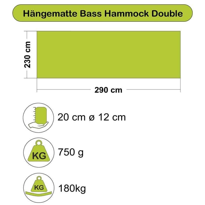 Hängematte Bass Hammock Double