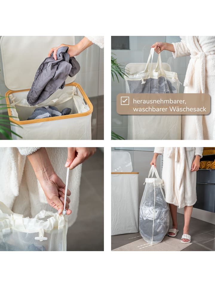 bremermann Wäschesammler 100 Liter beige günstig kaufen onesize