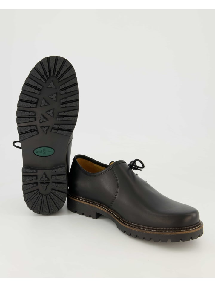 dirndl bua Haferlschuhe in Schwarz günstig kaufen