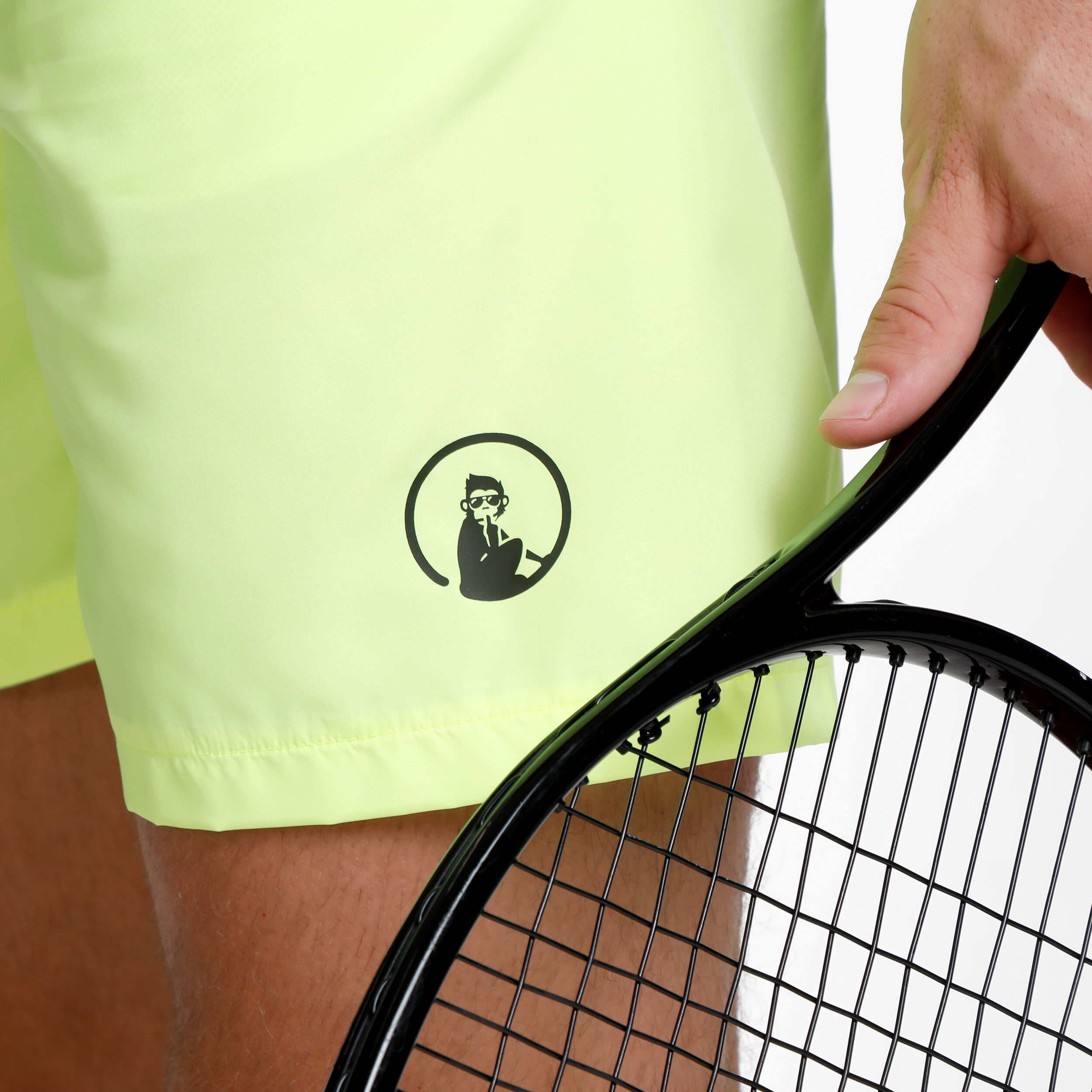 Smash Shorts Herren - Neongelb, Schwarz