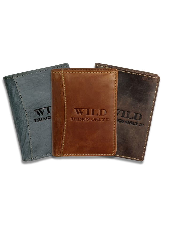 Wild Things Only Portemonnaie Leder ca. 9,5cm breit ca. 12,5cm hoch günstig kaufen onesize