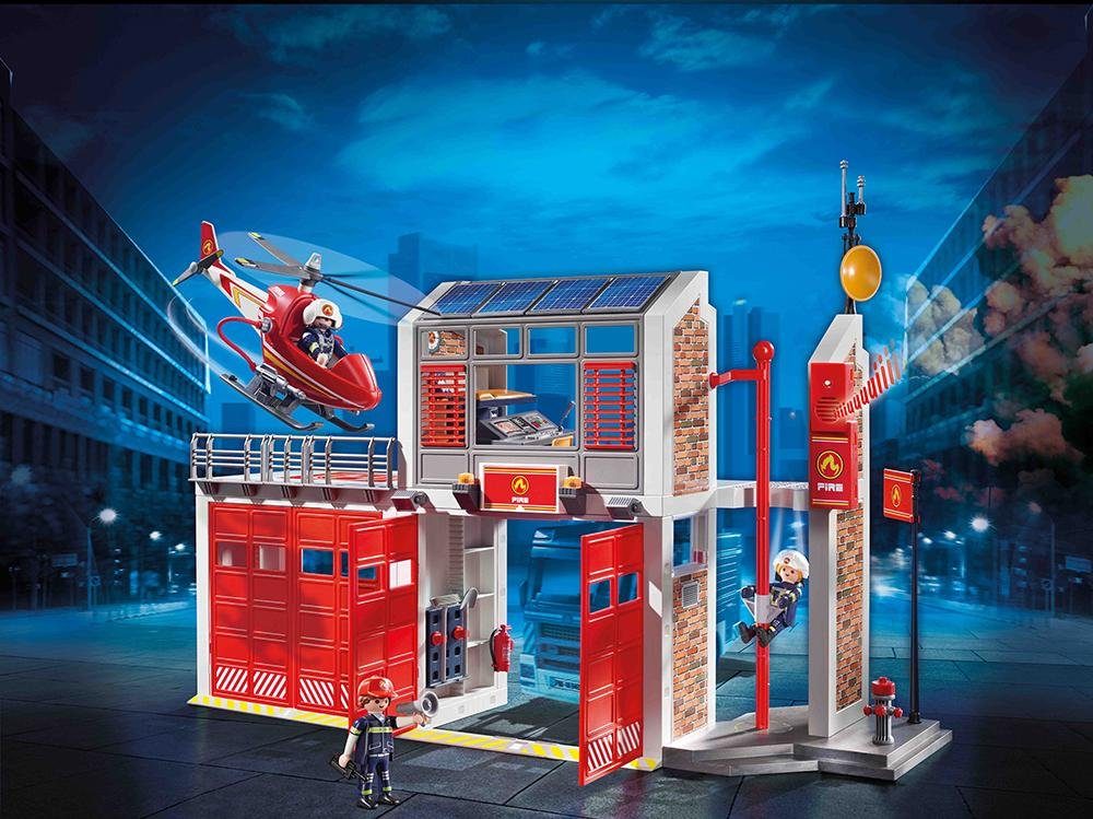Playmobil® Konstruktions-Spielset Große Feuerwache (9462), City Action, Made in Germany