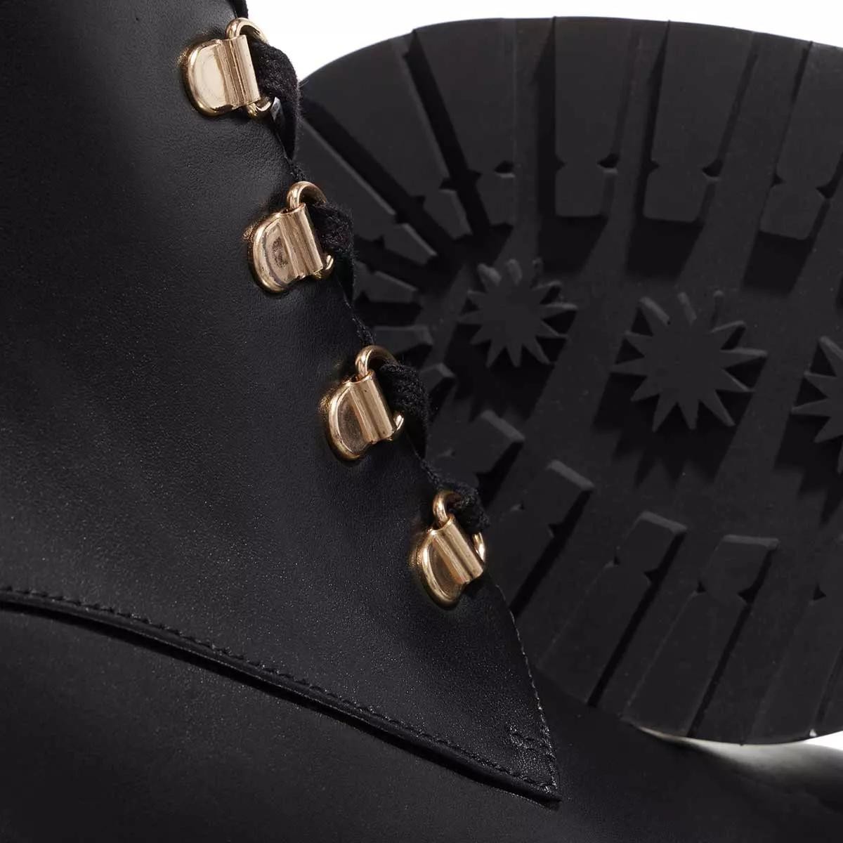 STUART WEITZMAN Stiefeletten schwarz Schnürstiefel