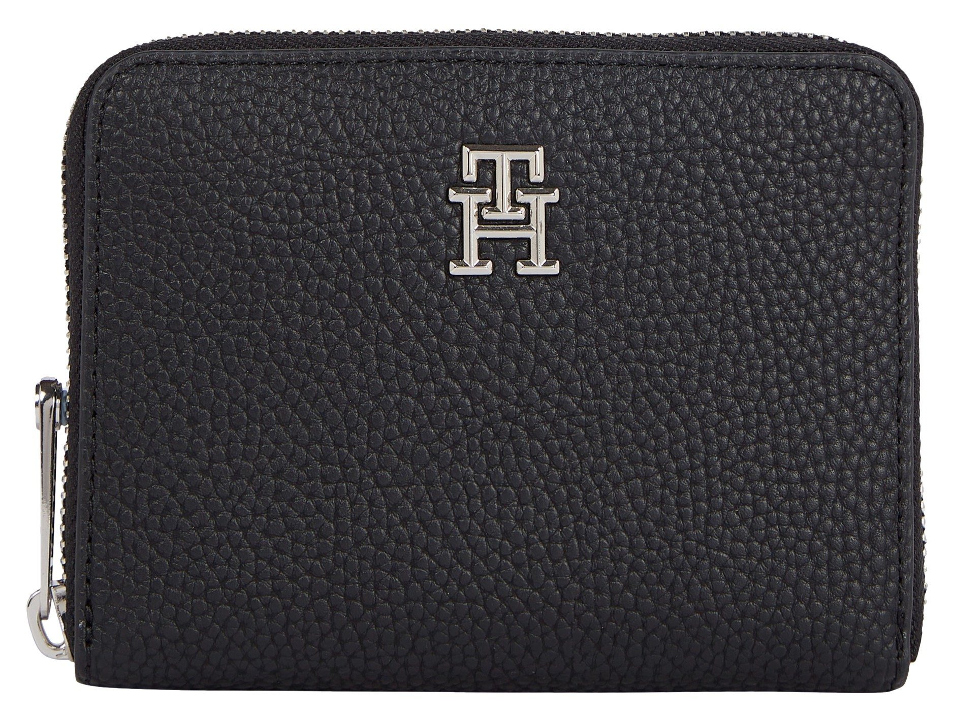 Tommy Hilfiger Geldbörse TH EMBLEM MED ZA, in dezentem Look