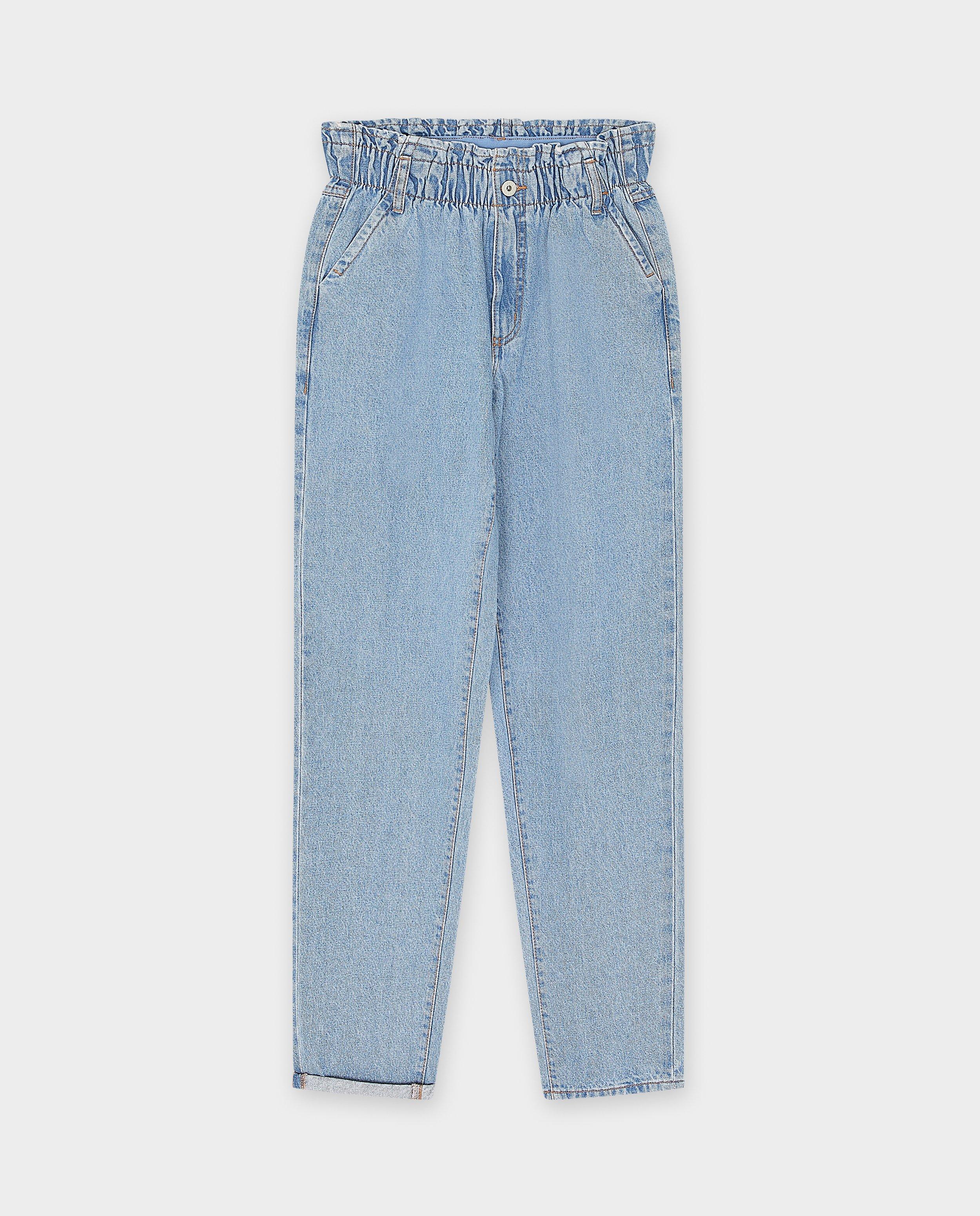 Kavbojke Sora Blue, baggy fit, svetlo modre barve