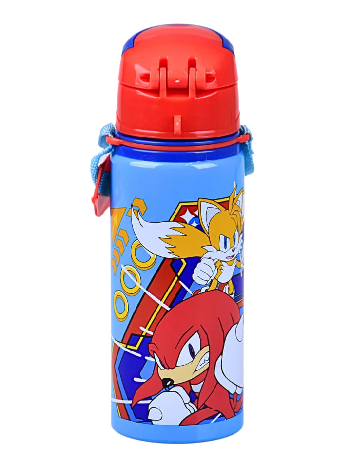 Sonic Alu-Trinkflasche Sonic The Hedgehog mit Klappdeckel & Tragegurt 600 ml in Bunt günstig kaufen 22